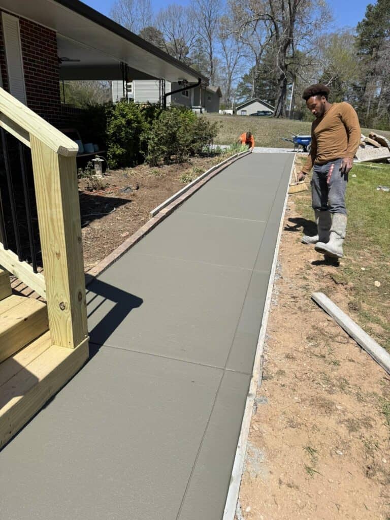 Custom Built Concrete Sidewalks & Walkways - Call Today!